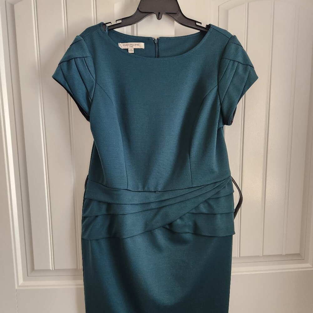 Evan Picone sheath dress with cap sleeves